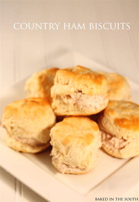 Country Ham Biscuits | Sweet potato biscuits, Ham biscuits, Food processor recipes