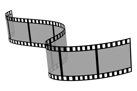 Cinema Tape Negative Roll. Waving Movie Graphic by microvectorone · Creative Fabrica