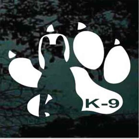 Custom K-9 Decals & Car Window Stickers | Decal Junky