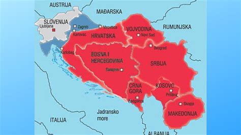 The Map of Greater Serbia