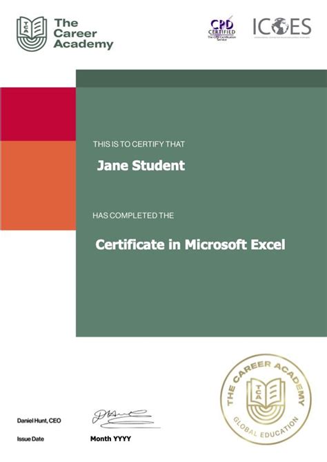 Microsoft Excel Certification Australia | The Career Academy