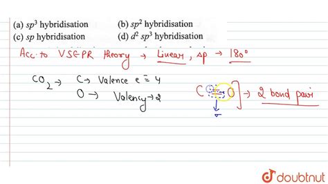 The molecule of `CO_(2)` has `180^(@)` bond angle it one be explained on the basic of - YouTube