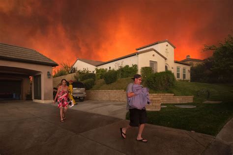 Wildfires ravage area near Los Angeles