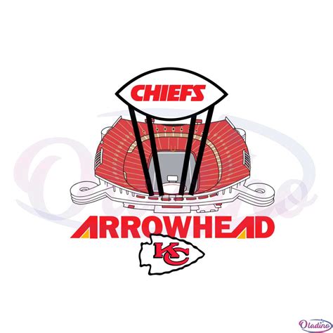 Kansas City Chiefs Arrowhead Stadium Svg Graphic Designs Files