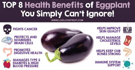 Top 8 Health Benefits of Eggplant You Simply Can't Ignore! - Live Love Fruit