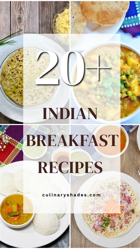 20+ Indian Breakfast Recipes | Vegetarian - Culinary Shades