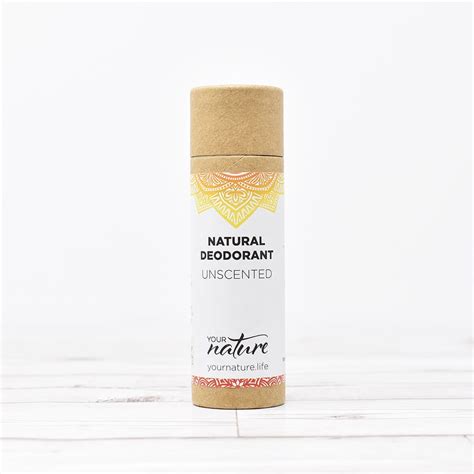 Natural Deodorant Stick - Unscented 70g - Your Nature