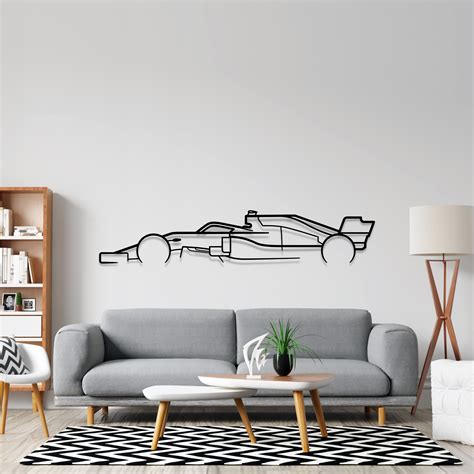 Formula One F1 Classic Silhouette Metal Wall Art – PetrolVibes