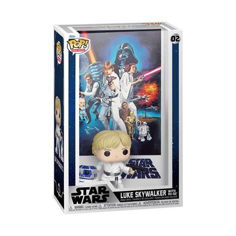 Buy Pop! Movie Posters Luke Skywalker with R2-D2 at Funko.