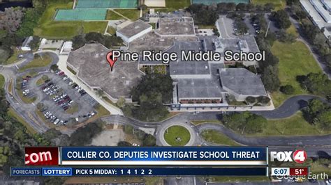 Collier deputies investigate school threat at Pine Ridge Middle School