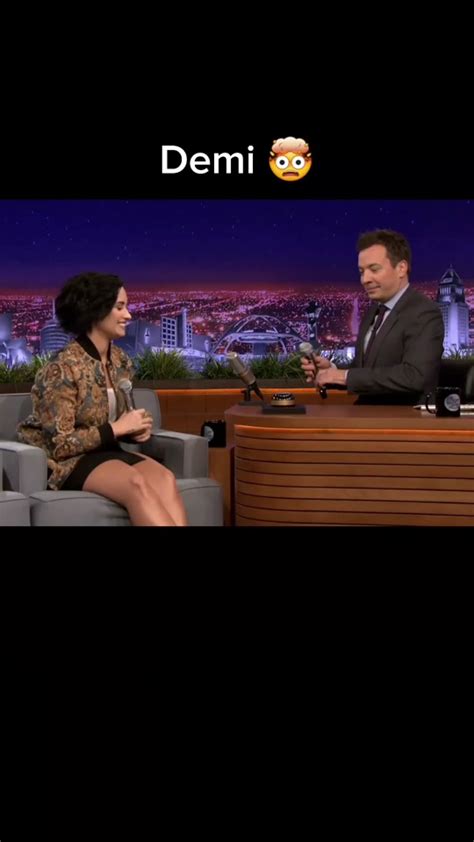 Demi Lovato & Jimmy Fallon Impressions | SpongeBob Lyrics Video | TikTok