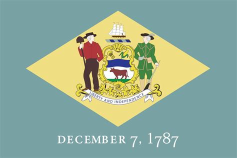 Delaware Flag Vector Art, Icons, and Graphics for Free Download