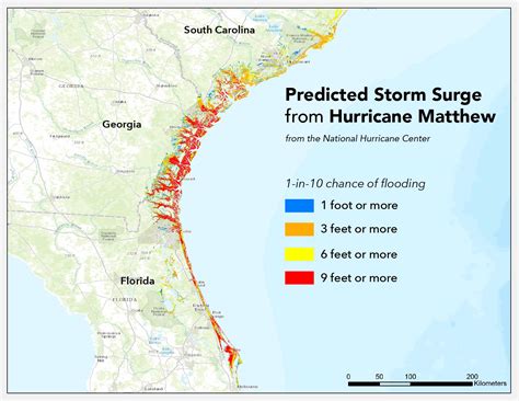 Where will Hurricane Matthew cause the worst flooding? - Temblor.net