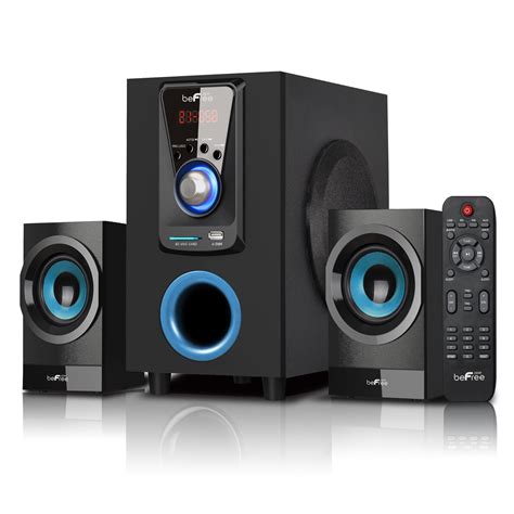 beFree Sound 2.1 Channel Surround Sound Bluetooth Speaker System - Walmart.com - Walmart.com