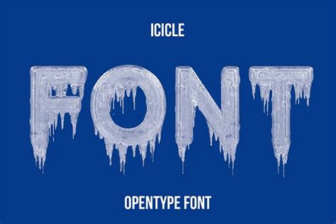 27 Winter Fonts (Snow, Frost, Ice, Fonts) - Bittbox