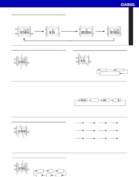 Casio Retro A168WG-9EF user manual (English - 2 pages)