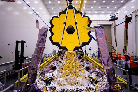 NASA’s Webb Telescope Packs Its Tennis Court-Sized Sunshield for a Million Mile Journey