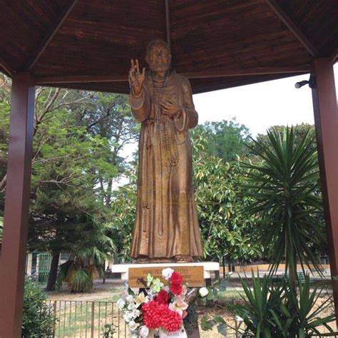 High quality life size outdoor bronze Saint Padre Pio statue for sale