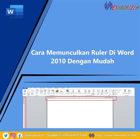 Cara Memunculkan Ruler Di Word 2010 Dengan Mudah - emirortech.com