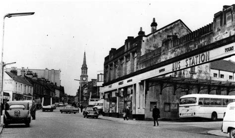 Tour Scotland Photographs: Old Photograph Bus Station Falkirk Scotland