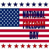 National freedom day Instagram Post. Template | PosterMyWall