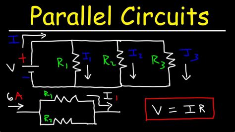 How To Calculate The Current In a Parallel Circuit Using Ohm's Law - YouTube