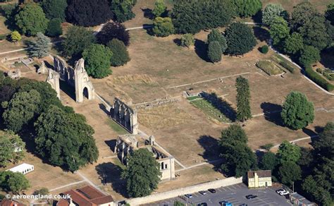 aeroengland | Glastonbury Abbey aerial photograph