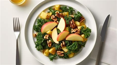 Premium AI Image | fruit and vegetable salad