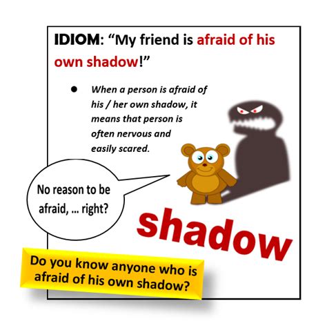 Idiom: Afraid of Shadow - All Things Topics