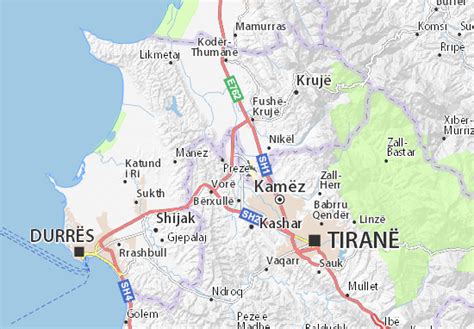 MICHELIN Tirana Airport map - ViaMichelin