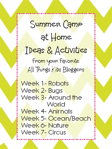 Summer Camp at Home: Animal Activities & Snacks