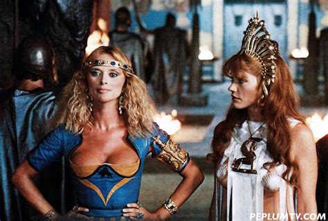 Sybil Danning and Ingrid Anderson in HERCULES (1983) | Sybil danning, Hercules movie, Cannon film