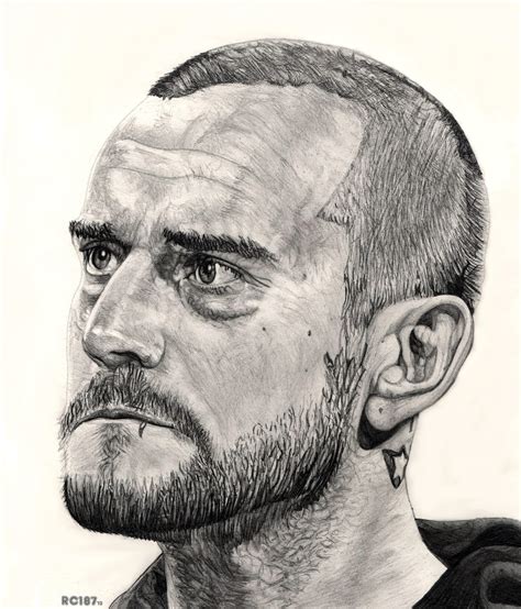 CM Punk Drawing by redchaos187 on DeviantArt