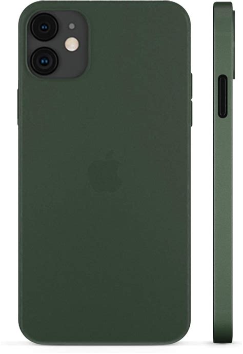 Amazon.com: PEEL Ultra Thin iPhone 12 Case, Midnight Green - Minimalist ...