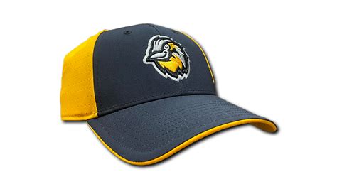 Black/Yellow Bismarck Larks Logo Hat | Bismarck Larks Merchandise