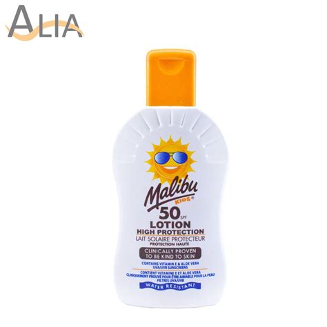 Malibu 50 SPF High Protection Sunscreen Lotion (200ml)