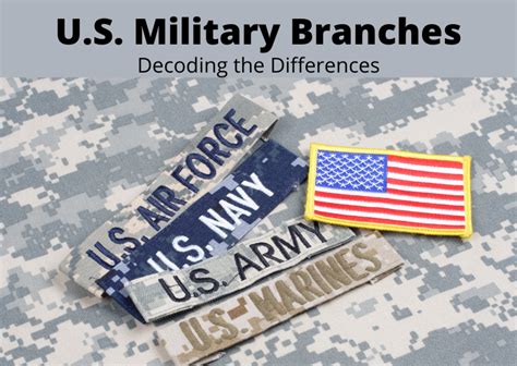 Decoding the Difference Between Military Branches - Military Connection