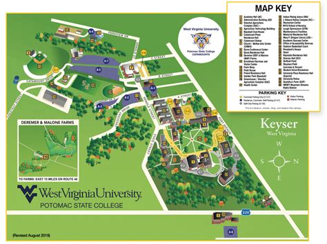 Campus Map | WVU Potomac State College | Keyser Campus | West Virginia University