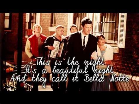 Bella Notte Glee Version With Lyrics - YouTube