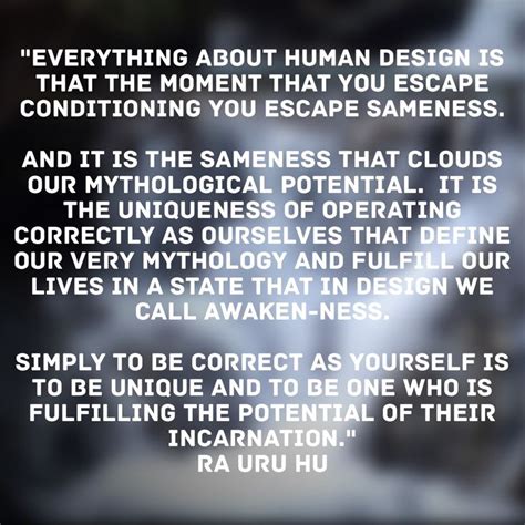 ~ Ra Uru Hu | Human design system, Human design, Design quotes