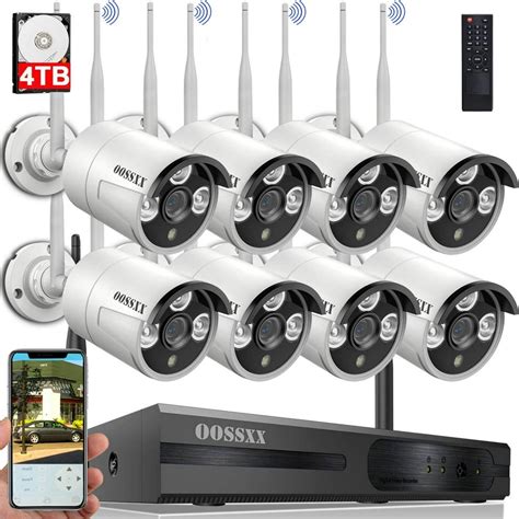 【Dual Antennas Wireless Enhanced】 2K 3.0MP Wireless Security Camera ...