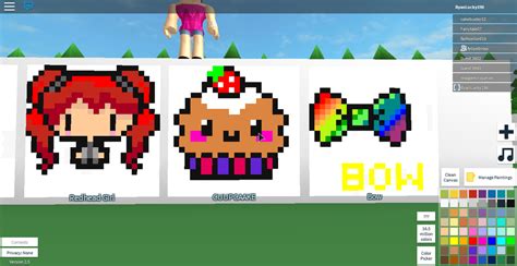 Roblox Pixel Art Easy