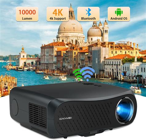 ZCGIOBN 4K Projector Review - WiFi, Bluetooth Android Projector ...