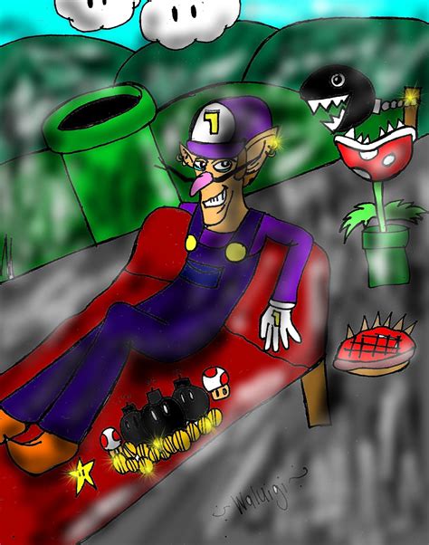 ShadamyMephonic Waluigi Art - Waluigi Fan Art (21697684) - Fanpop