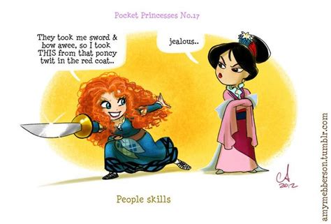 Disney princesses don't always get along in these adorable comics ...