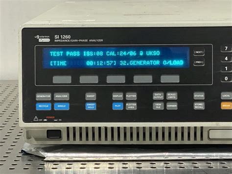 Solartron SI 1260 Impedance/Gain-Phase Analyzer – Novus Ferro Pte Ltd