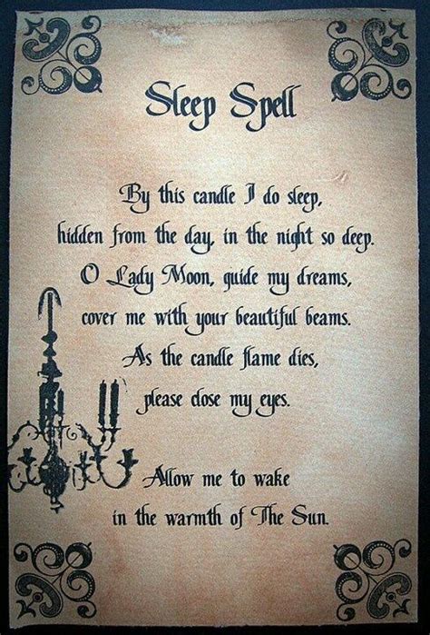 Witch Spells | Sleep spell | SPEllS/Witchcraft | best stuff | Spells ...