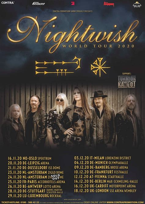 Nightwish - Tour 2020 - 23/11/2020 - Amsterdam - Noord-Holland ...