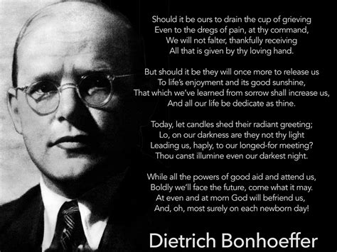 From Prison Dietrich Bonhoeffer Quotes. QuotesGram