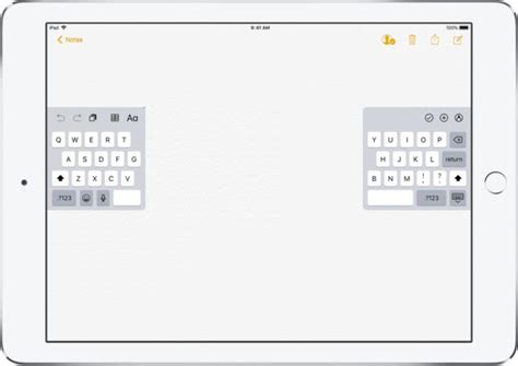 How to Split the iPad Keyboard For Easier Typing